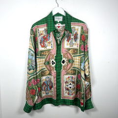 Casablanca 'Le Jardin Des Cartese' Silk Button-Up Shirt