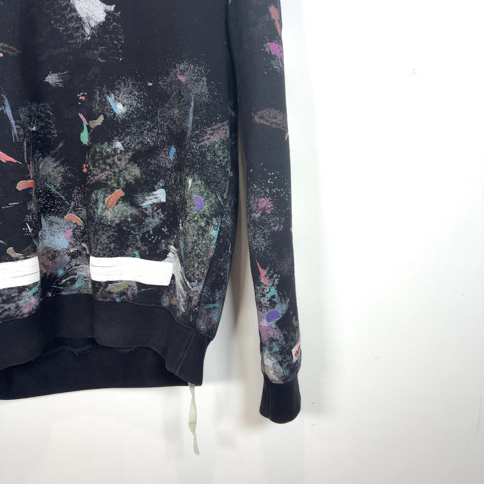 Off-White 'Seeing Things' Paint Spatter Arrow Crewneck