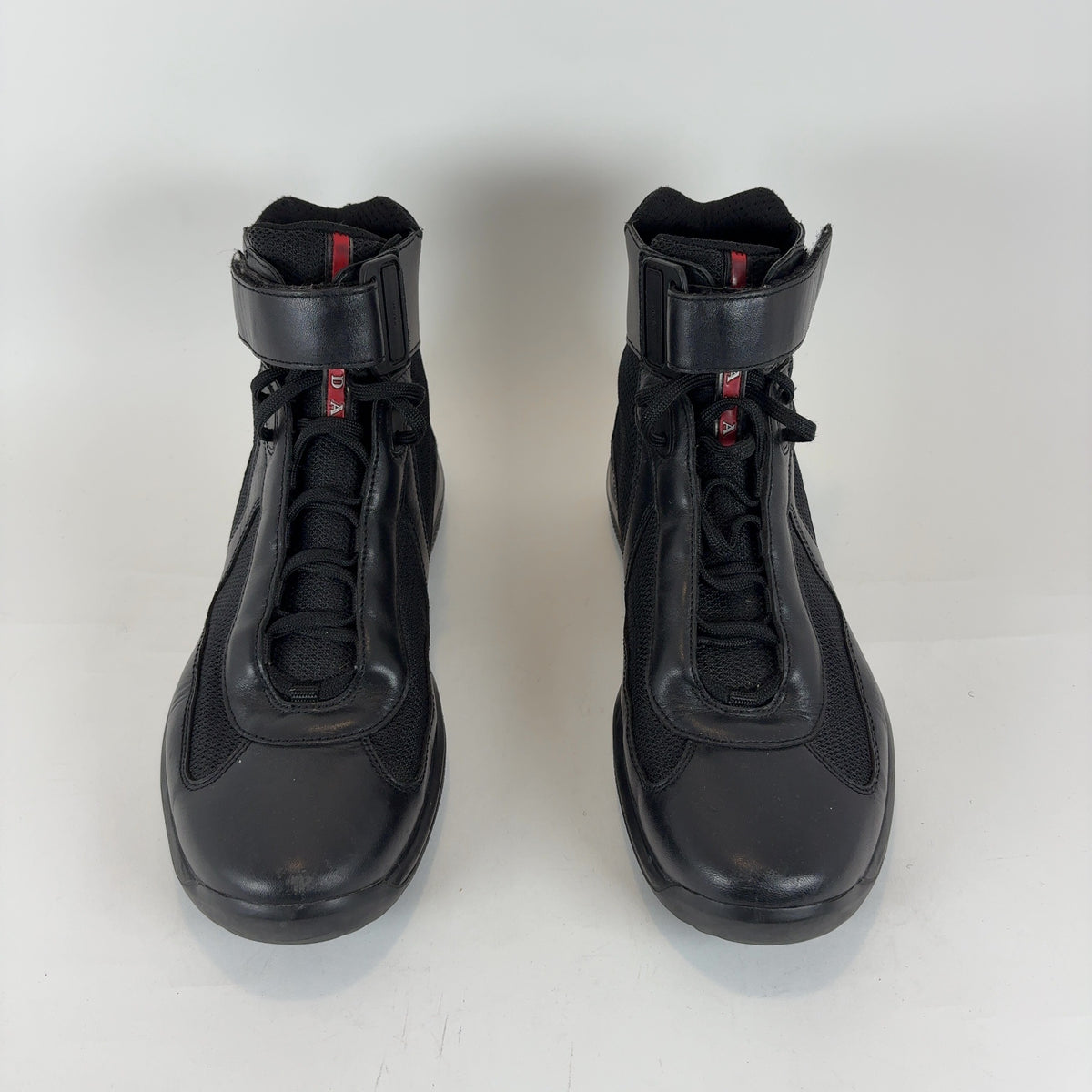 Prada Black High-Top America Cups