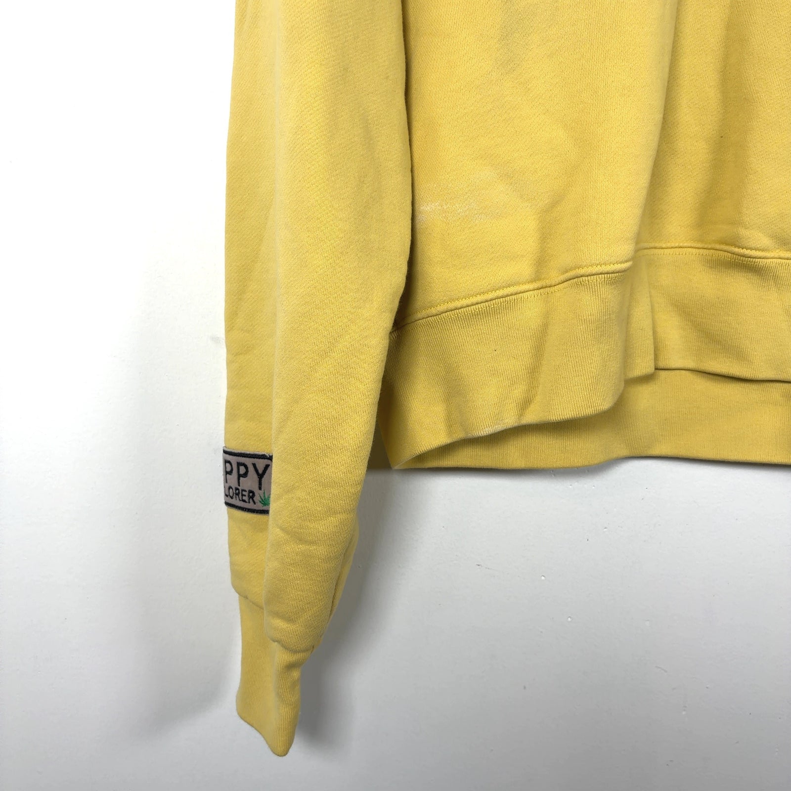 Amiri 'All Love' Yellow Crewneck