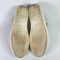 Balenciaga Cracked Leather Arena Sneakers