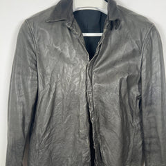 Carpe Diem 'Work Of 2003' Leather Shirt Jacket