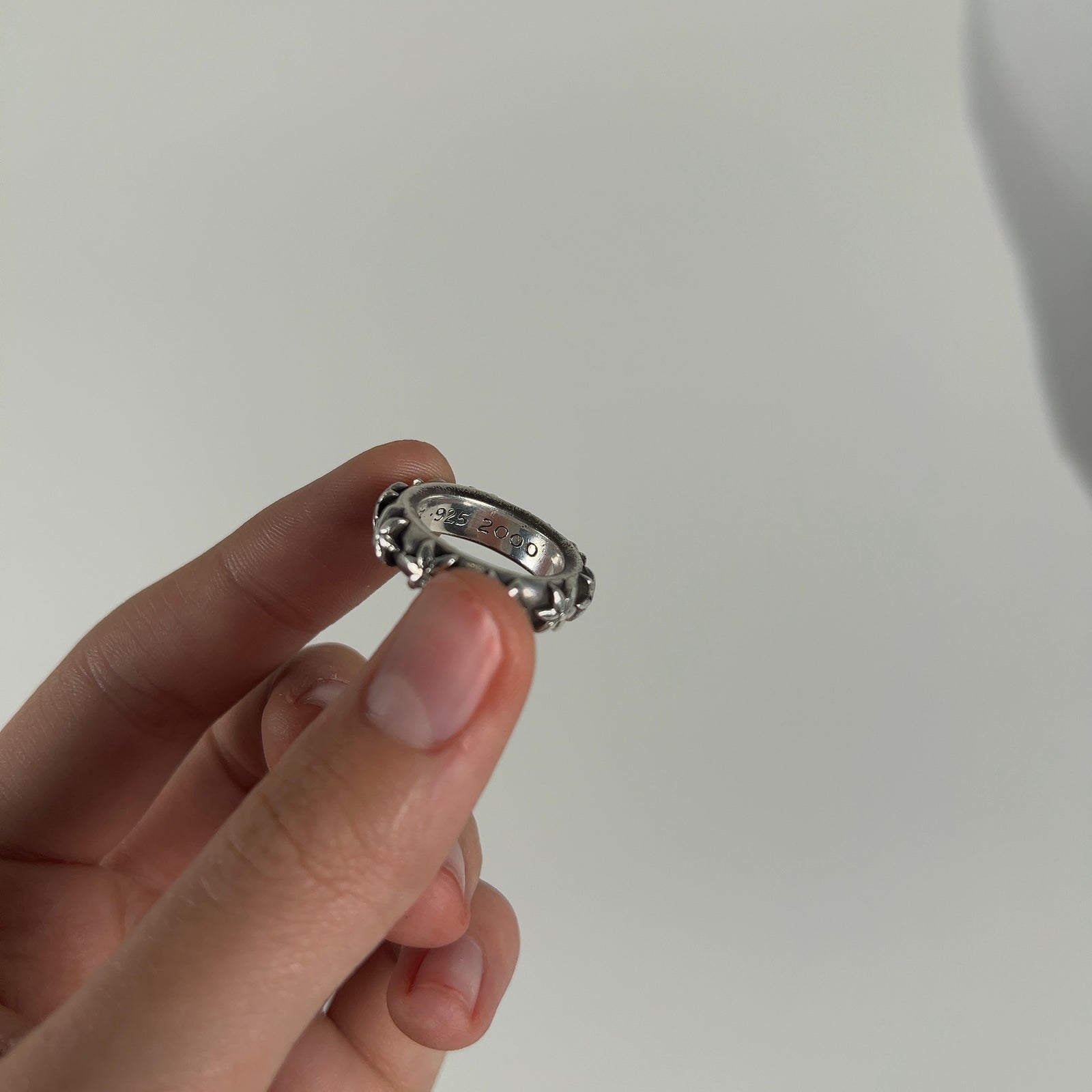 Chrome Hearts Star Band .925 Silver Ring