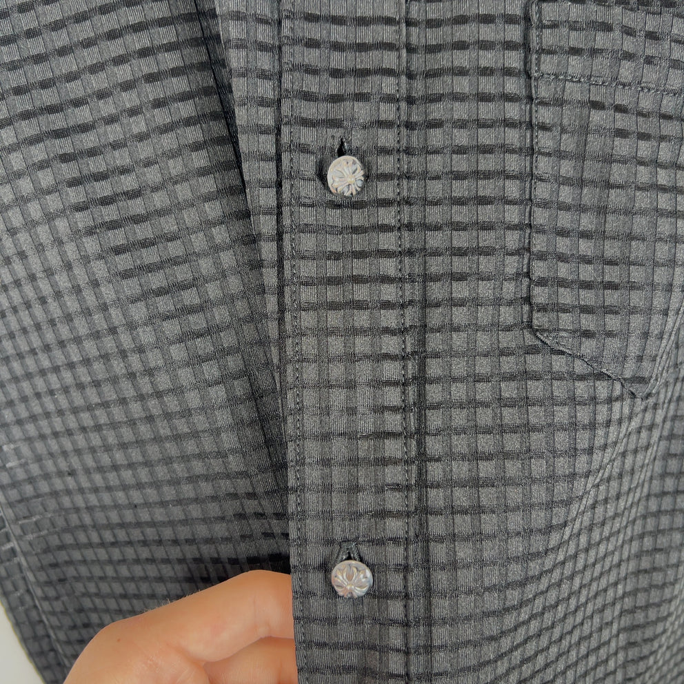 Chrome Hearts Cross Ball Button Up Shirt