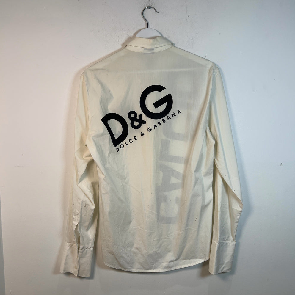 Dolce & Gabbana Vintage Calcio Print Shirt