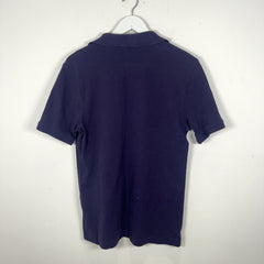 Burberry 1/4 Button Purple Polo
