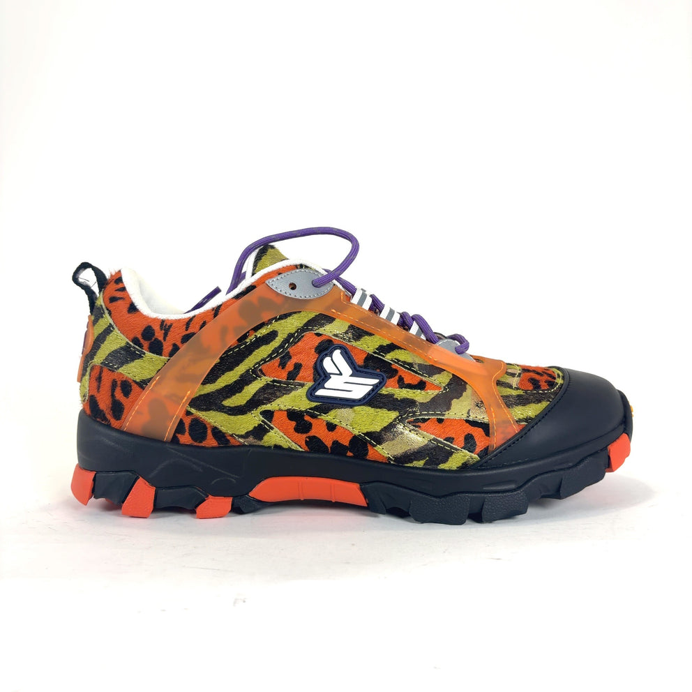 Sicko x PDF Diamond Green Tiger Hiking Sneakers