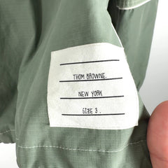 Thom Browne FW22 Colorblock Zip-Up Light Jacket