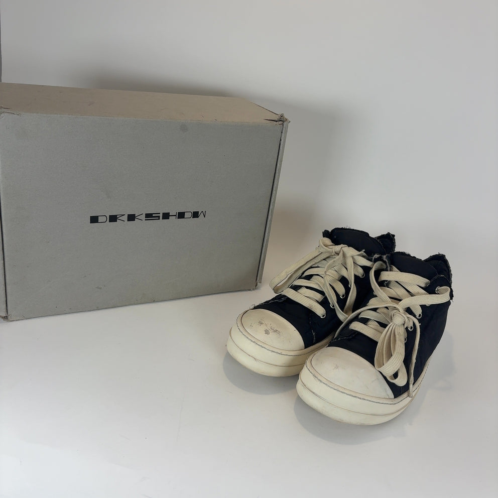 Rick Owens DRKSHDW Nylon Ramone Lowtop Sneakers