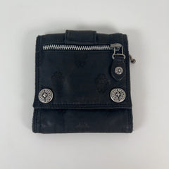 Chrome Hearts Nylon Motif Flap Wallet