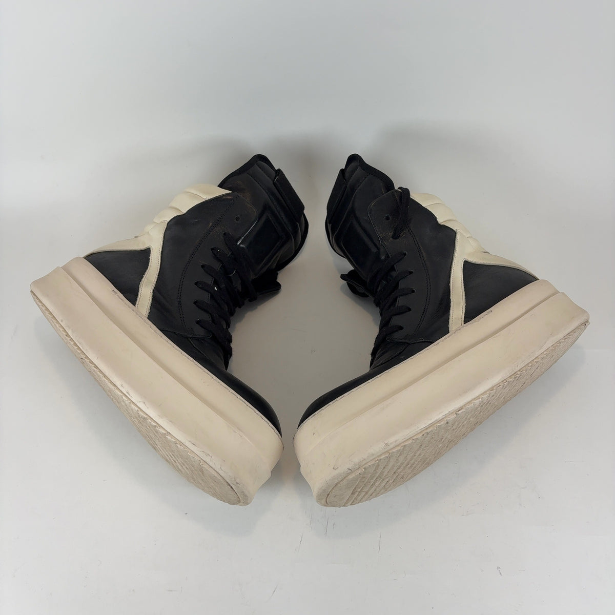 Rick Owens Double Bumper Geobasket Hightop Sneakers