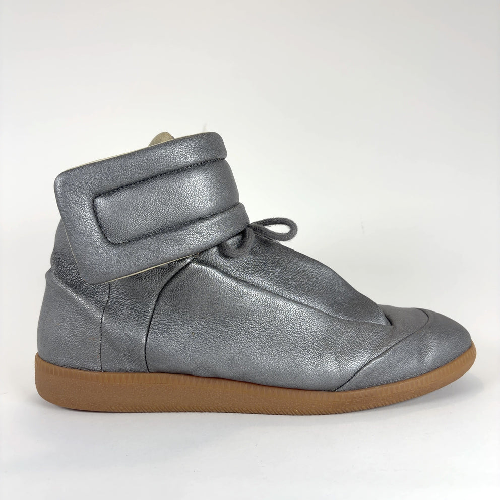 Maison Margiela Silver Gumsole Futures Hightop Sneakers