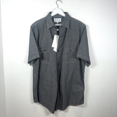 Maison Margiela Short-Sleeve Broadcloth Shirt