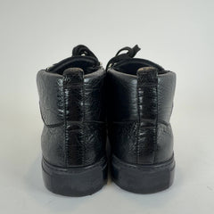Balenciaga Crinkle Leather Arenas Hightop Sneakers
