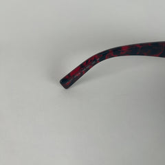 Prada Red Marble Acetate Sunglasses