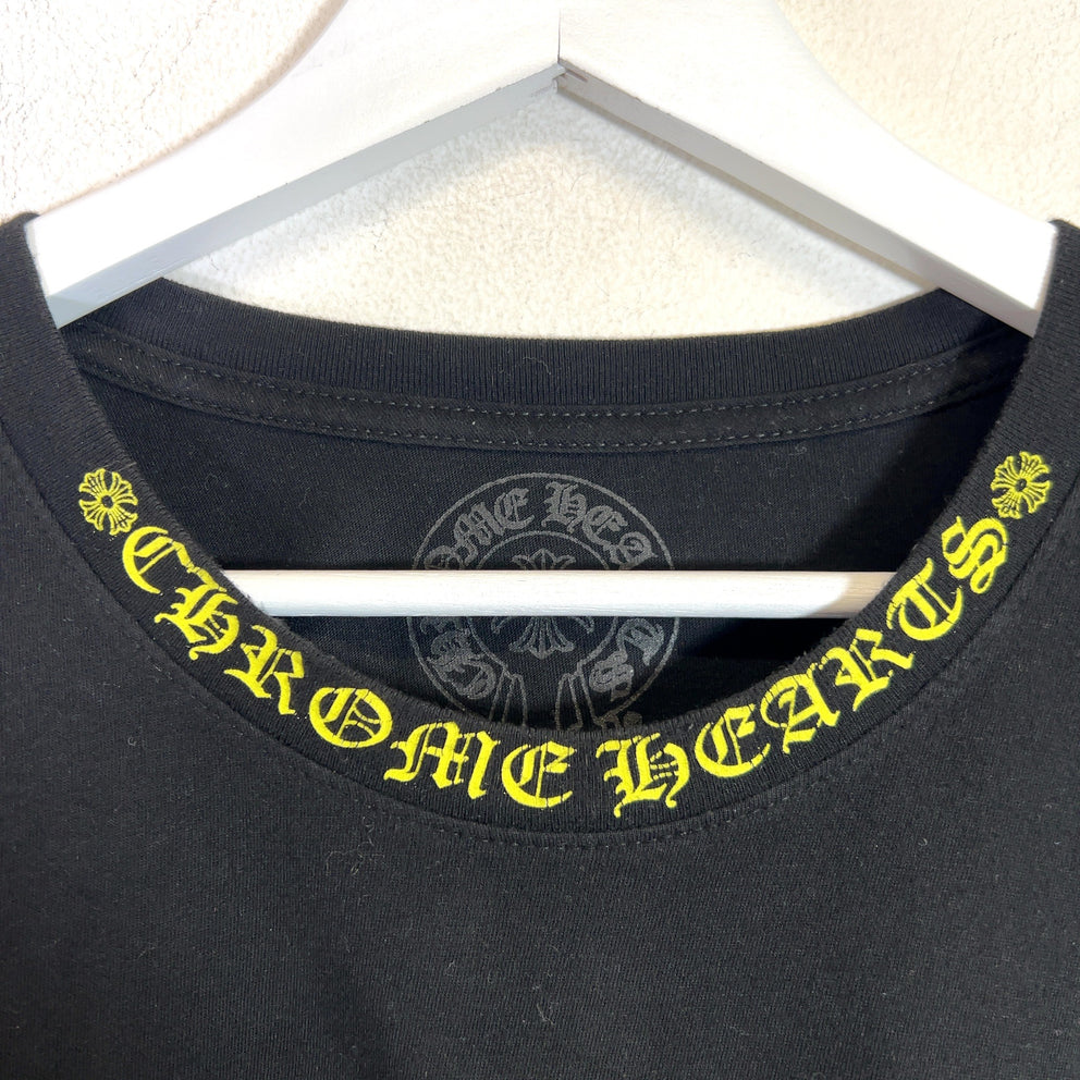 Chrome Hearts Neon Neck Logo T-Shirt