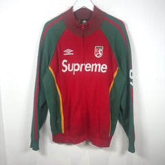 Supreme Umbro Logo Knit Zip-Up Sweater