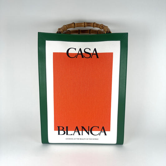 Casablanca Canvas Logo Tote Bag