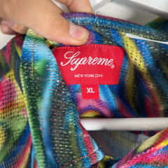 Supreme Mesh Stripe Oxford T-Shirt