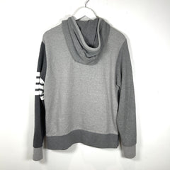 Thom Browne Grey Color Block 4-Bar Hoodie