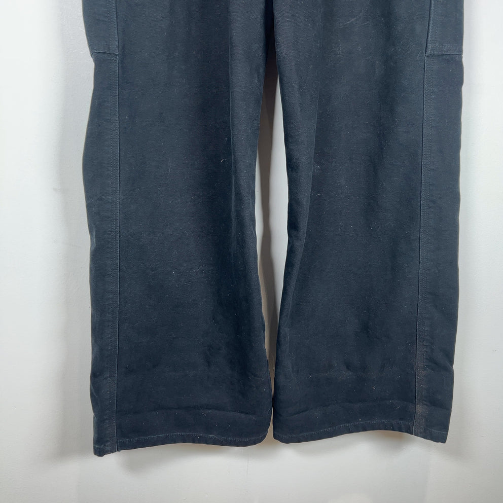 Pinup Rags Journeyman Wide Leg Carpenter Denim Pants