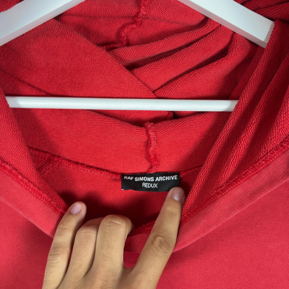 Raf Simons Archive Redux SS02 Peter De Potter Terror Oversized Hoodie