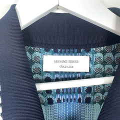 Marine Serre Gradient Knit Viscose Polo