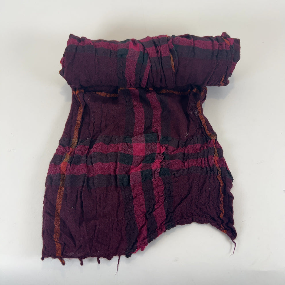 Burberry Check Plum Scarf