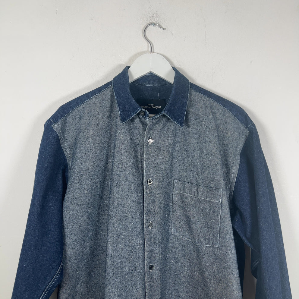 Comme Des Garcons Tricot Denim Over Shirt