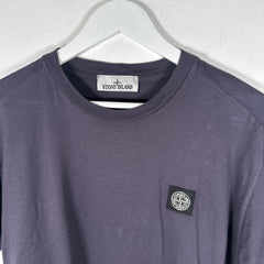 Stone Island Patch Purple T-Shirt Size L
