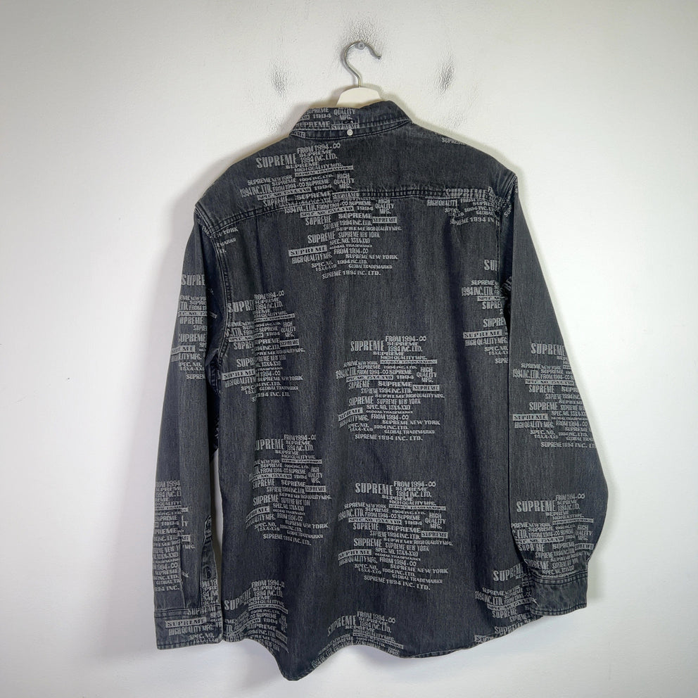 Supreme Jacquard Denim Jacket