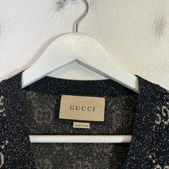Gucci Metallic Jacquard Cardigan