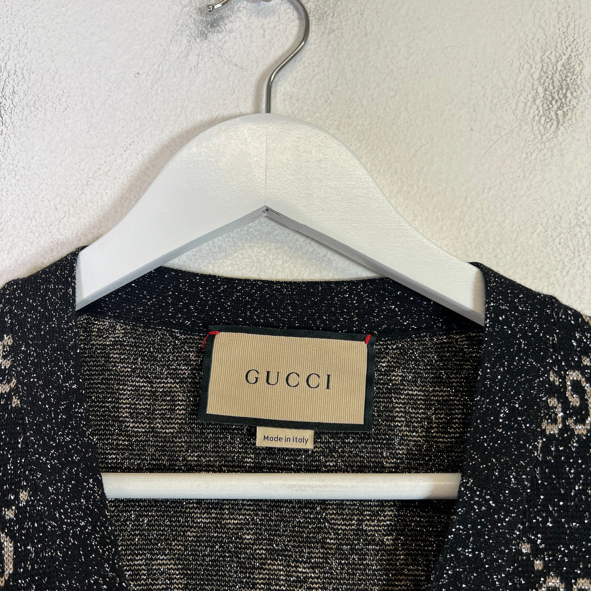 Gucci Metallic Jacquard Cardigan