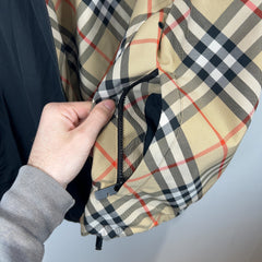 Burberry Reversible Check Hooded Jacket