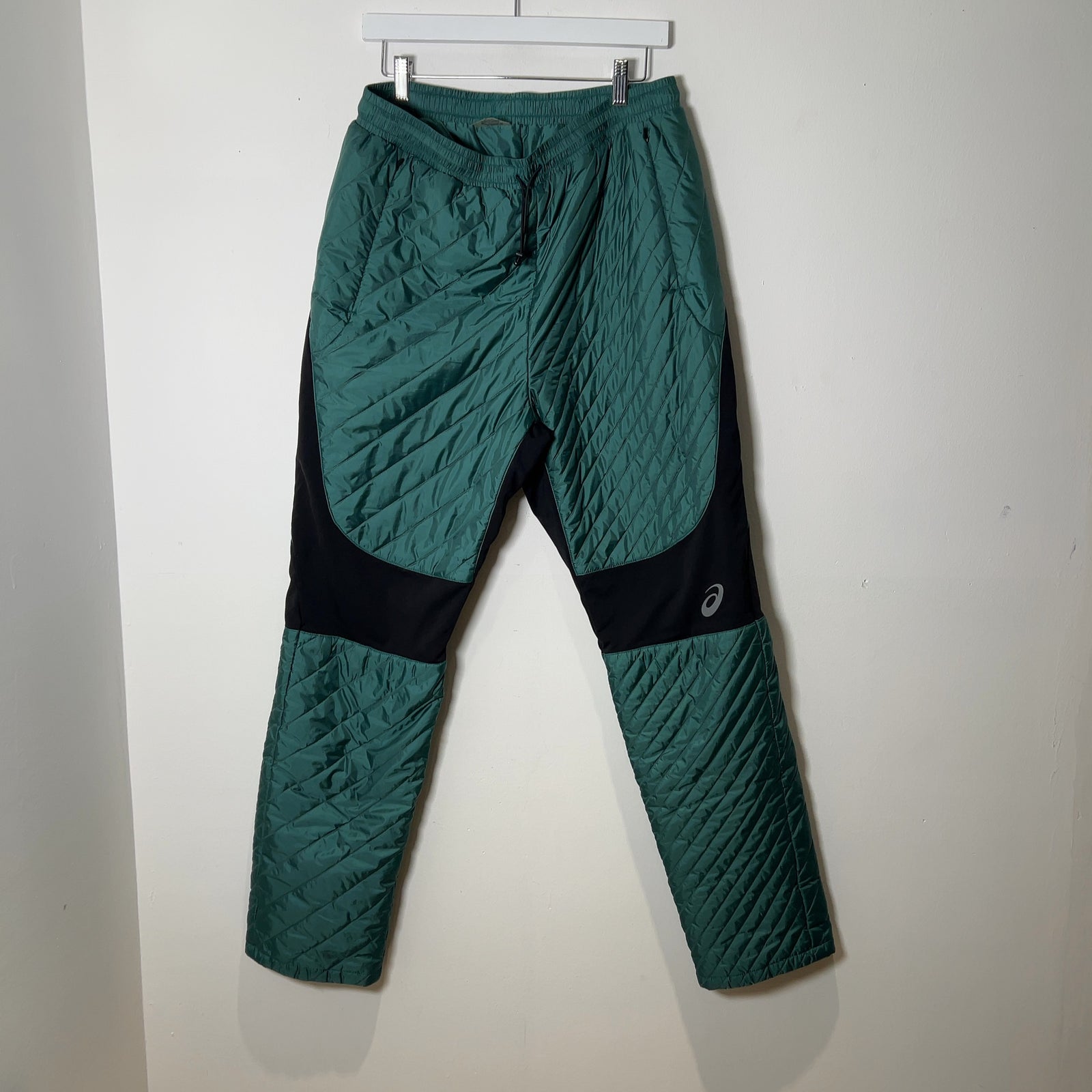 Kiko Kostadinov Asics Green Insulated Pants Size L