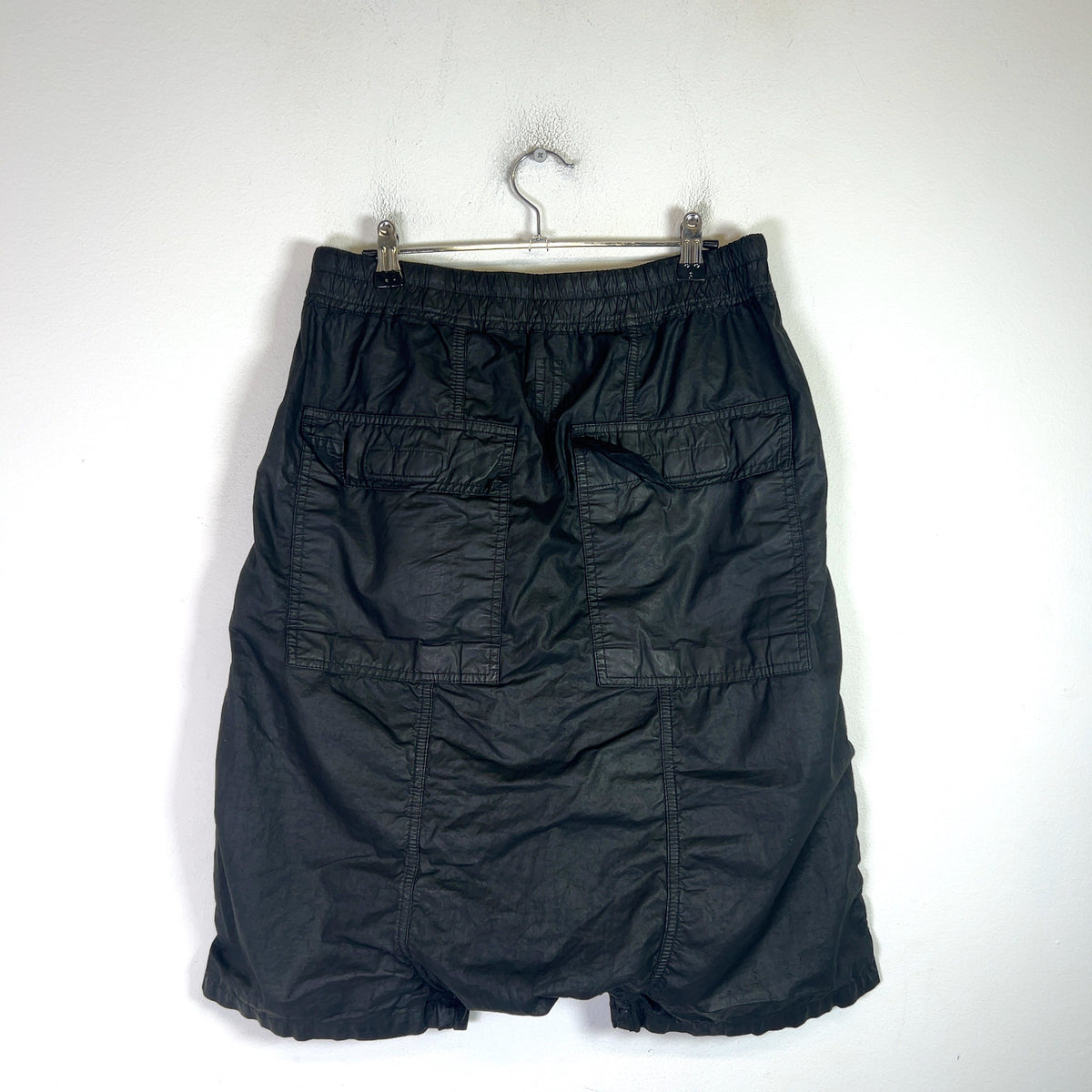 Rick Owens DRKSHDW SS15 Waxed Pod Shorts
