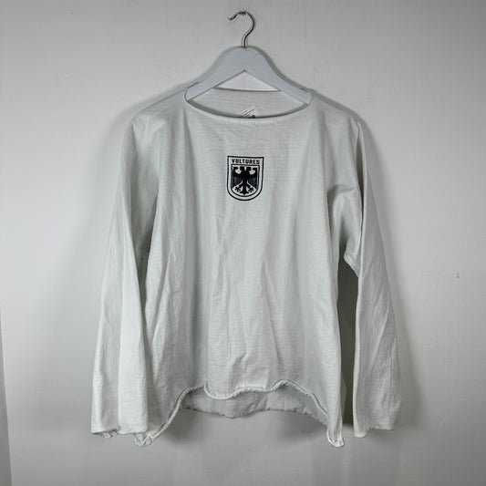 Vultures White Logo Longsleeve Shirt Size 1