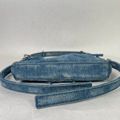 Givenchy Washed Denim Voyou Mini Shoulder Bag