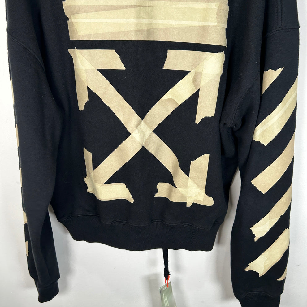 Off-White Stencil Tape Graphic Hoodie Size S