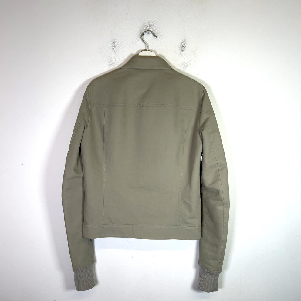 Rick Owens FW16 Mastodon Pearl/Silver Patchwork Jacket