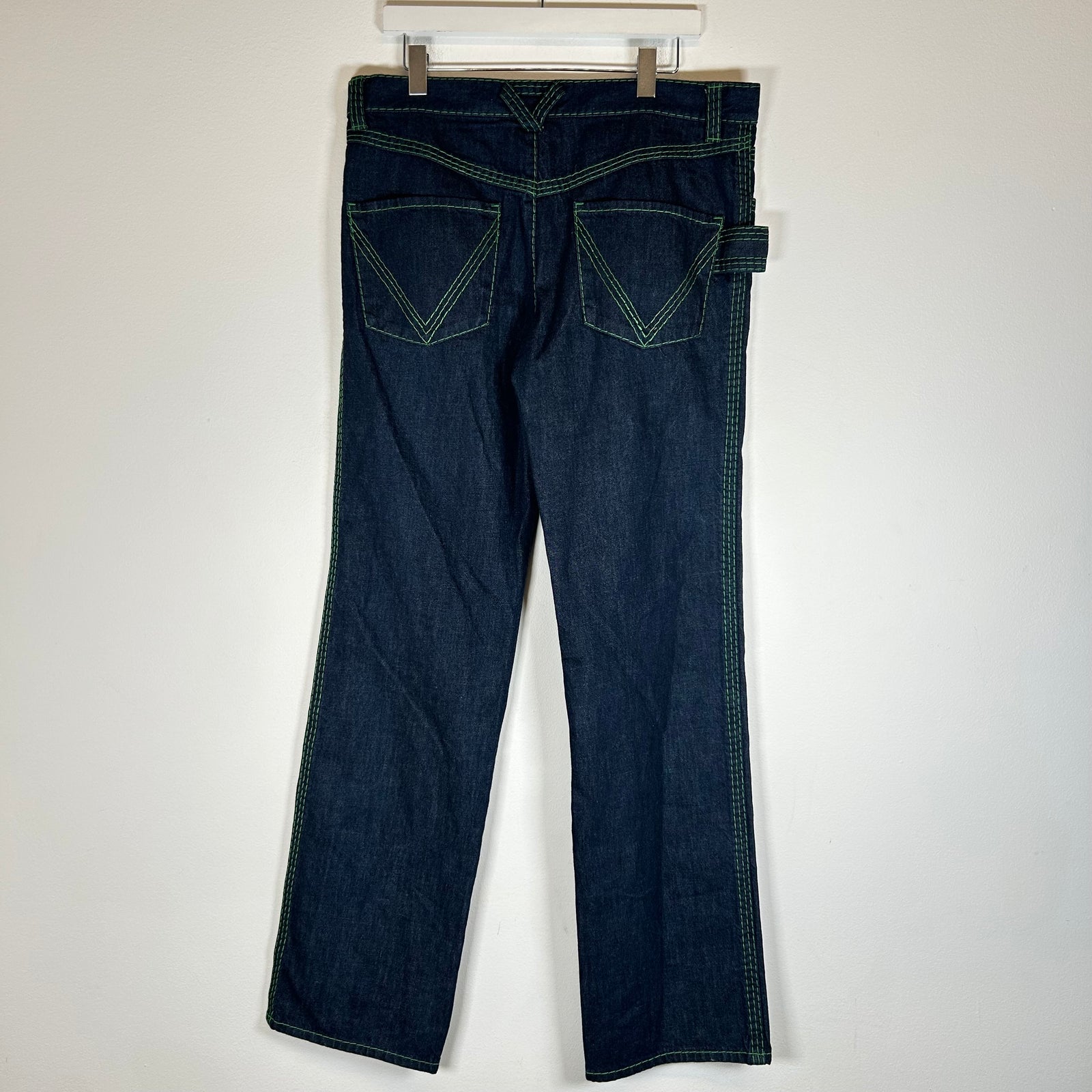 Bottega Veneta Overlock Stitch Denim Jeans Size 36