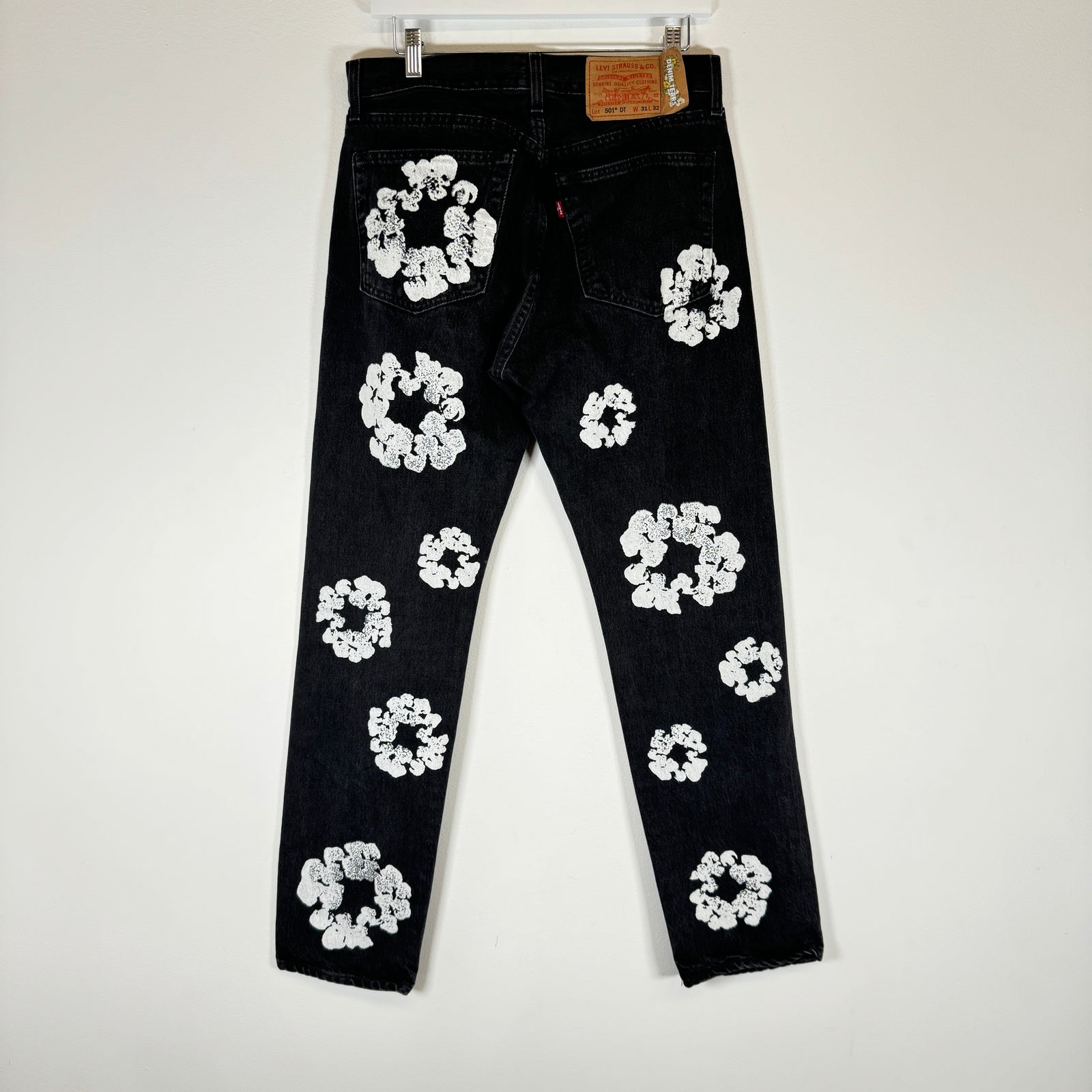 Denim Tears Black Wreath Jeans Size 31