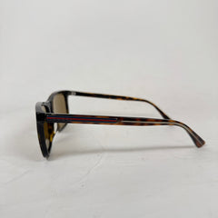Gucci Brown Web Stripe Sunglasses