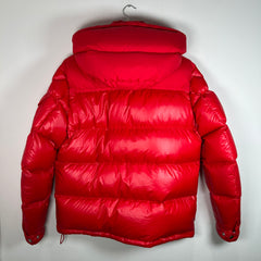 Moncler Red Maya Puffer Jacket Size 3