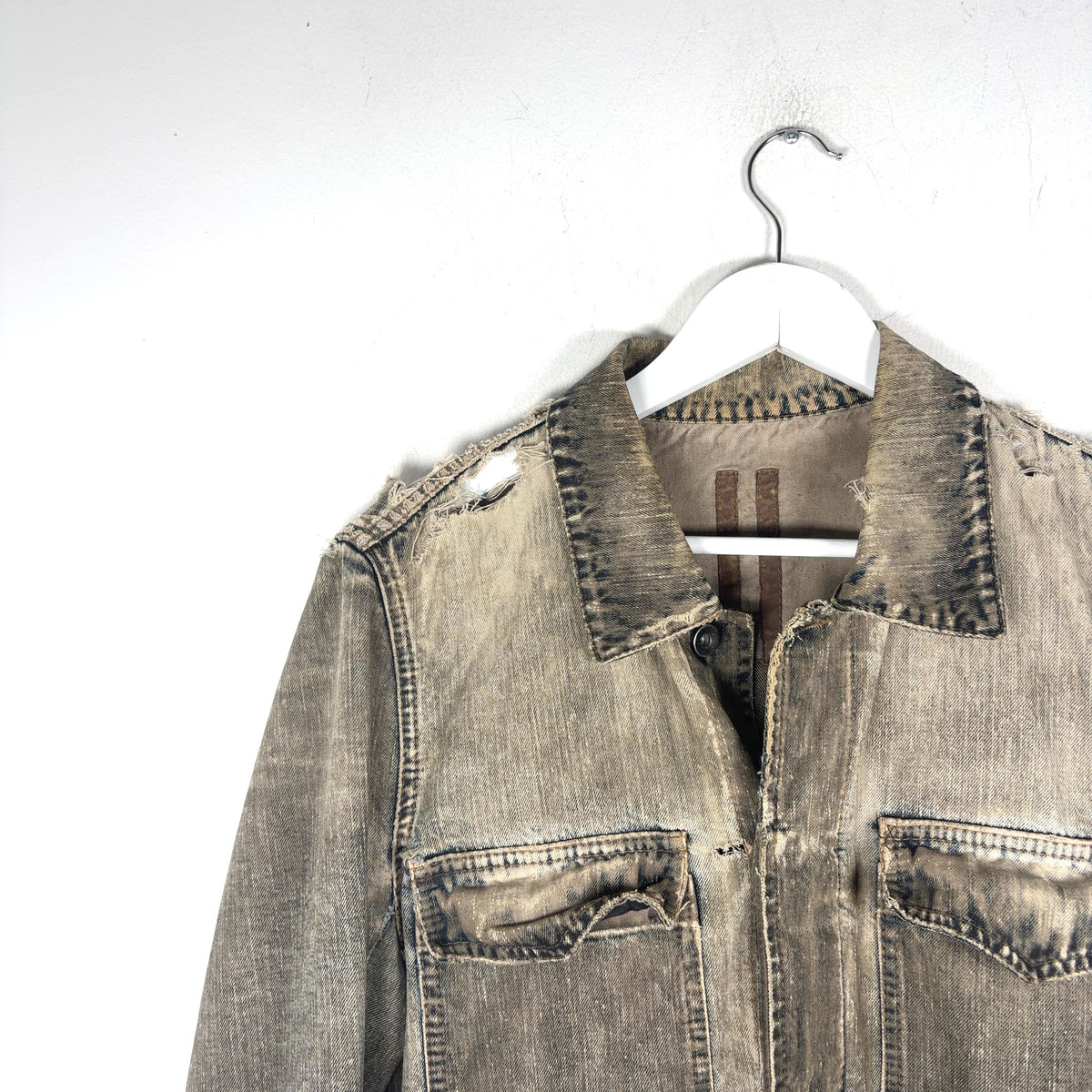Rick Owens FW08 Dust Washed Denim Jacket