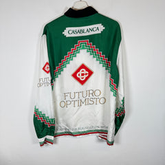 Casablanca Futuro Optimisto Longsleeve Silk Shirt Size L