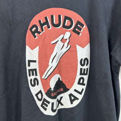 Rhude 'Ski Club' Graphic T-Shirt Size L