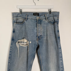 Balenciaga Sample Boxer Denim Size 34