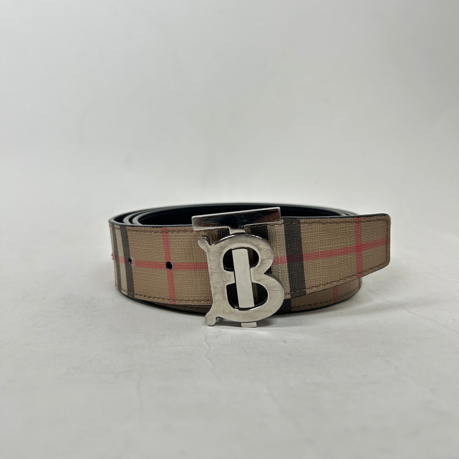 Burberry Vintage Check TB Belt Size 95