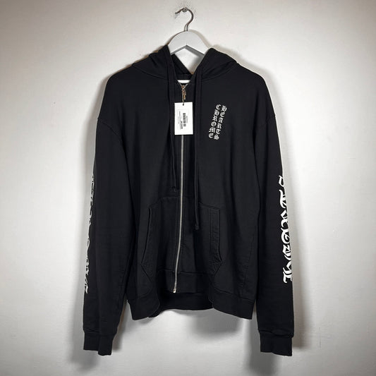 Chrome Hearts Vertical Logo Zip-Up Size M